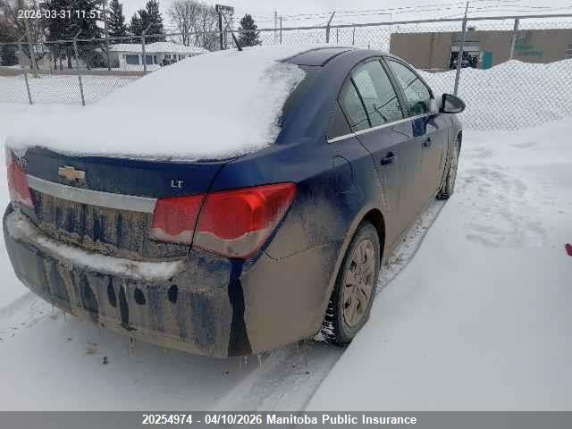 2012 Chevrolet Cruze Lt Turbo მანქანა იყიდება აუქციონზე, vin: 1G1PF5SC8C7369162, აუქციონის ნომერი: 20254974