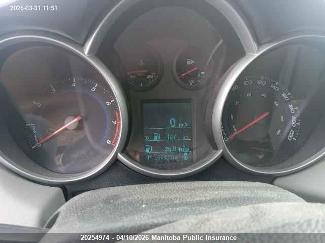 2012 Chevrolet Cruze Lt Turbo მანქანა იყიდება აუქციონზე, vin: 1G1PF5SC8C7369162, აუქციონის ნომერი: 20254974
