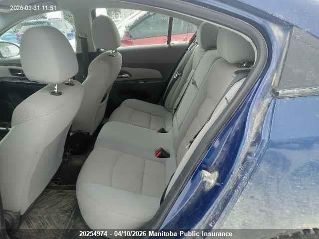 2012 Chevrolet Cruze Lt Turbo მანქანა იყიდება აუქციონზე, vin: 1G1PF5SC8C7369162, აუქციონის ნომერი: 20254974