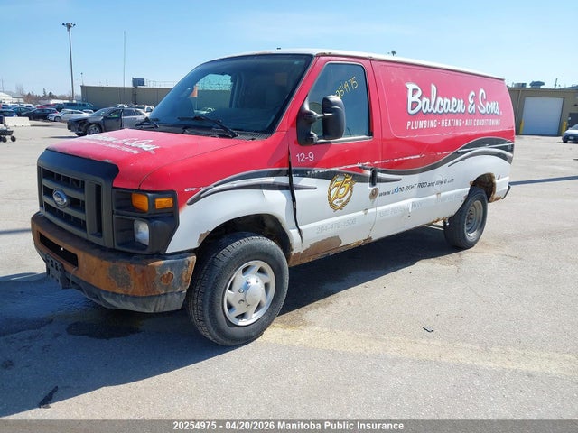 2012 Ford E250 Econoline Cargo მანქანა იყიდება აუქციონზე, vin: 1FTNE2EW6CDB26568, აუქციონის ნომერი: 20254975