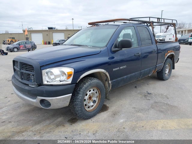 20254981 :رقم المزاد ، 1D7HA18PX7J552798 vin ، 2007 Dodge Ram 1500 St Quad Cab مزاد بيع