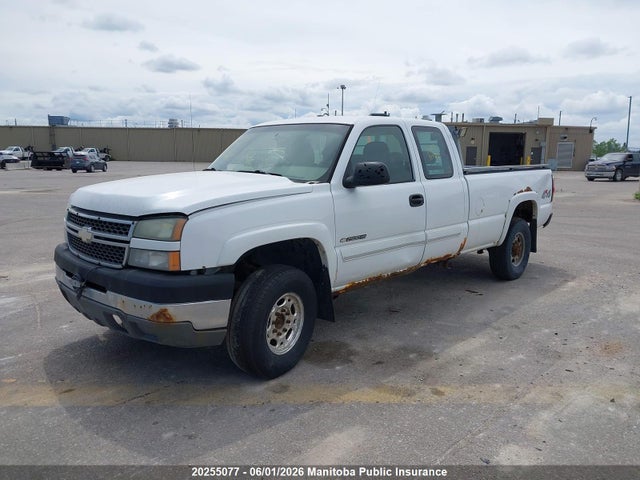2005 Chevrolet Silverado 2500 Hd Ext Cab მანქანა იყიდება აუქციონზე, vin: 1GCHK29U55E242291, აუქციონის ნომერი: 20255077