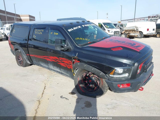 1C6RR7YT1FS771298 Dodge Ram 1500 Rebel Crew Cab