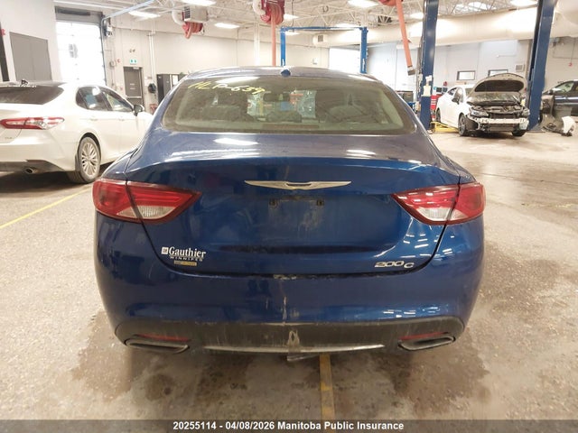20255114 :رقم المزاد ، 1C3CCCCG0FN703676 vin ، 2015 Chrysler 200 C V6 مزاد بيع