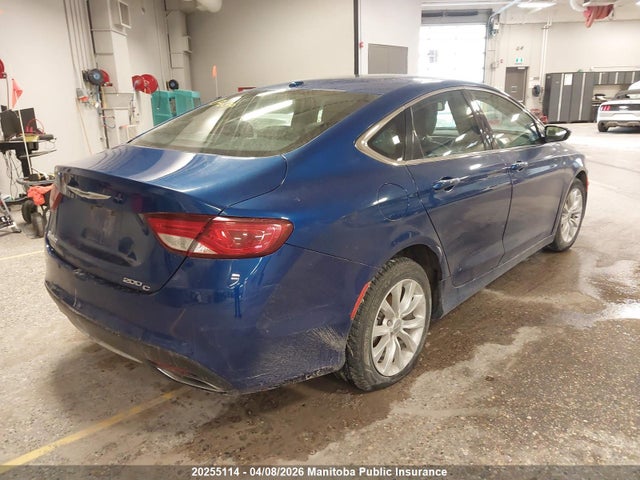20255114 :رقم المزاد ، 1C3CCCCG0FN703676 vin ، 2015 Chrysler 200 C V6 مزاد بيع