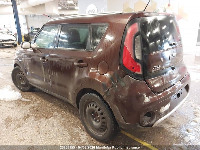 2018 Kia Soul Ex მანქანა იყიდება აუქციონზე, vin: KNDJP3A5XJ7550567, აუქციონის ნომერი: 20255155