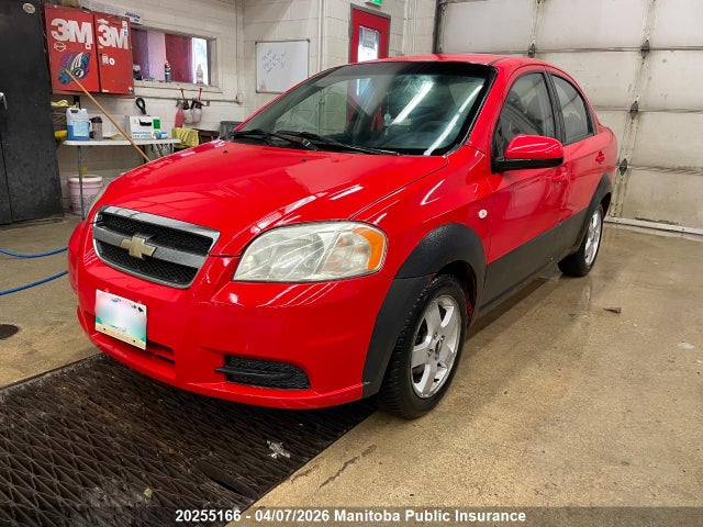 20255166 :رقم المزاد ، KL1TD55627B139306 vin ، 2007 Chevrolet Aveo مزاد بيع