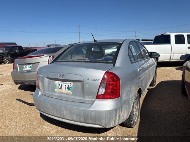 Продаж на аукціоні авто 2009 Hyundai Accent Gl, vin: KMHCN45C79U355192, номер лоту: 20255203
