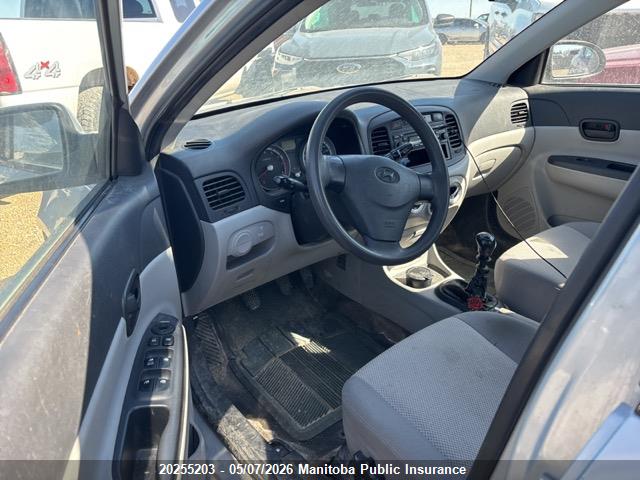 Продаж на аукціоні авто 2009 Hyundai Accent Gl, vin: KMHCN45C79U355192, номер лоту: 20255203