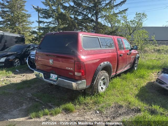 Продажа на аукционе авто 2012 Dodge Ram 1500 Sxt Quad Cab, vin: 1C6RD7FP2CS197522, номер лота: 20255224