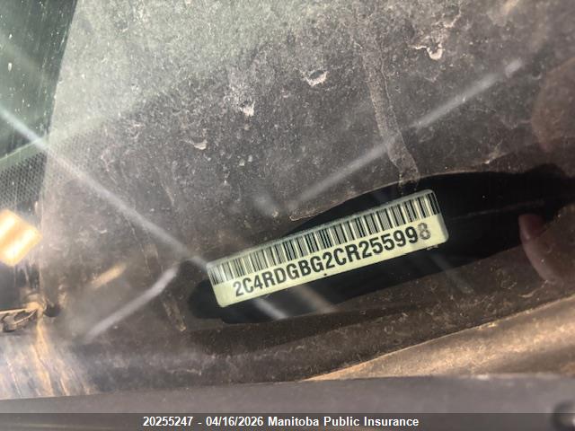 Продаж на аукціоні авто 2012 Dodge Grand Caravan Se, vin: 2C4RDGBG2CR255998, номер лоту: 20255247