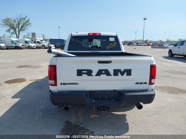 20255256 :رقم المزاد ، 1C6RR7YT8GS108473 vin ، 2016 Dodge Ram 1500 Rebel Crew Cab مزاد بيع