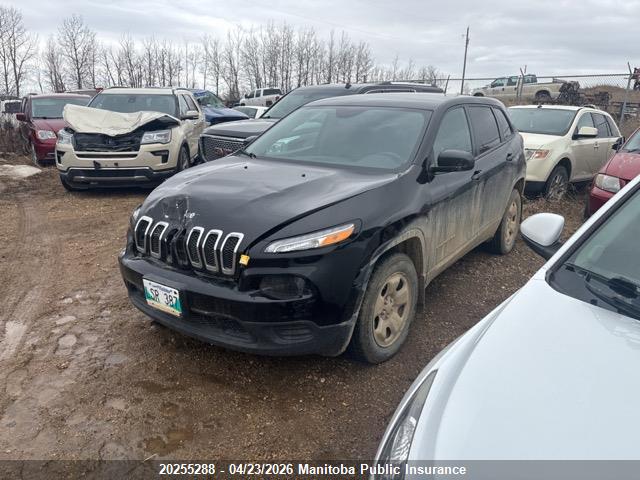 Продажа на аукционе авто 2017 Jeep Cherokee Sport, vin: 1C4PJMAS6HD222095, номер лота: 20255288