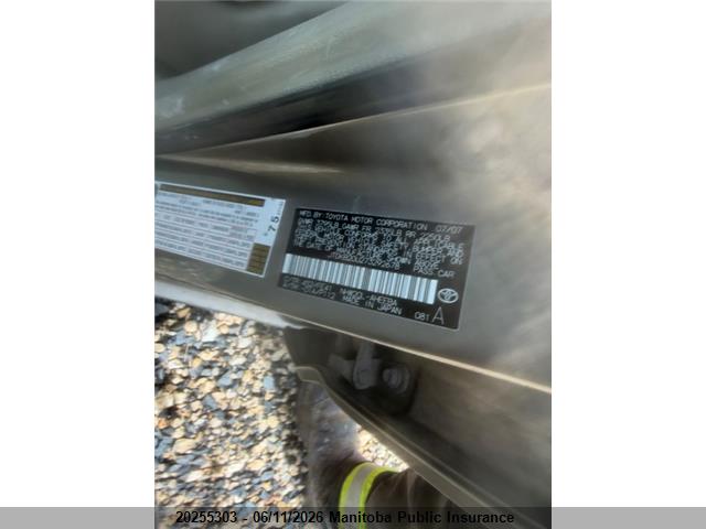 Aukcja sprzedaży 2007 Toyota Prius, vin: JTDKB20U273292678, numer aukcji: 20255303