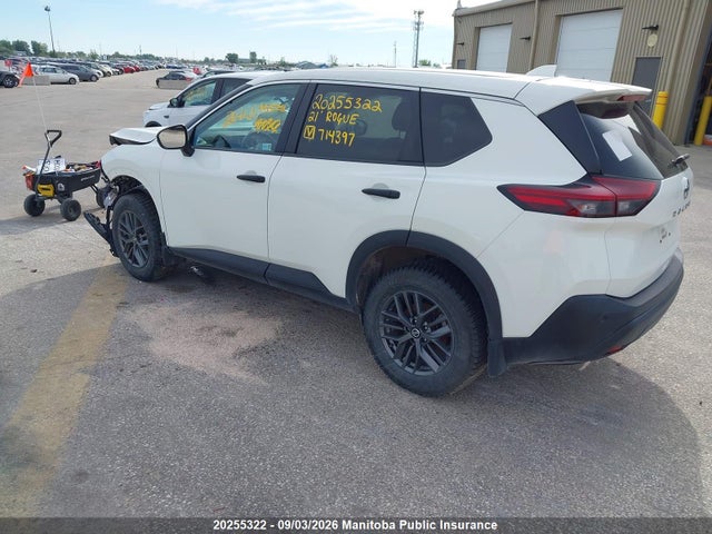 20255322 :رقم المزاد ، 5N1AT3AAXMC714397 vin ، 2021 Nissan Rogue S مزاد بيع