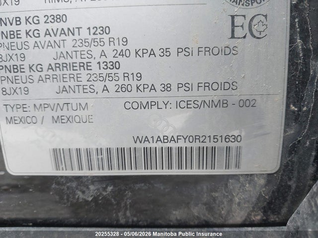 WA1ABAFY0R2151630 Audi Q5 Komfort 40 2.0 Tfsi