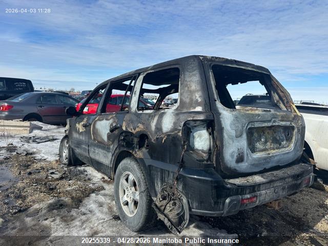 2006 Honda Pilot Ex მანქანა იყიდება აუქციონზე, vin: 2HKYF18186H514811, აუქციონის ნომერი: 20255339