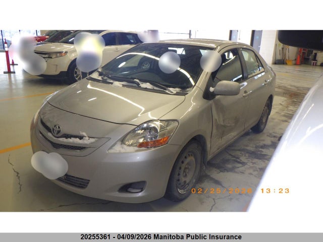 20255361 :رقم المزاد ، JTDBT923671080372 vin ، 2007 Toyota Yaris مزاد بيع