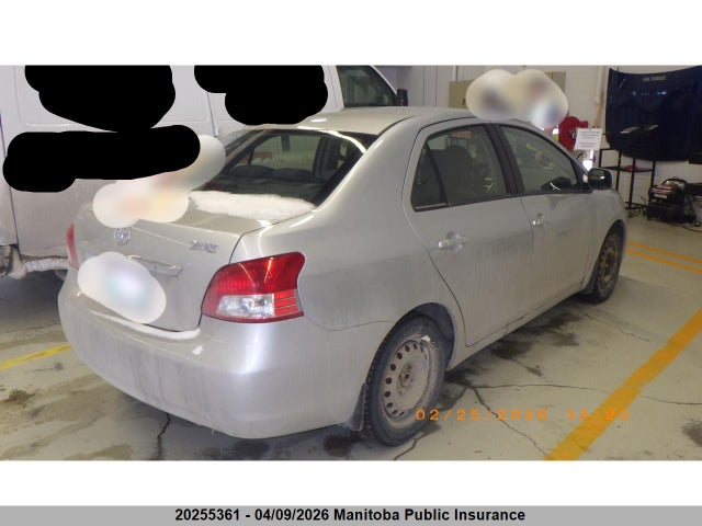 20255361 :رقم المزاد ، JTDBT923671080372 vin ، 2007 Toyota Yaris مزاد بيع