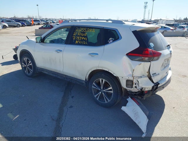 2020 Nissan Rogue Sv მანქანა იყიდება აუქციონზე, vin: 5N1AT2MV3LC783441, აუქციონის ნომერი: 20255382