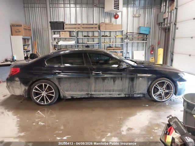 20255413 :رقم المزاد ، WBA6B4C58FD761103 vin ، 2015 Bmw 650i Xdrive Gran Coupe مزاد بيع