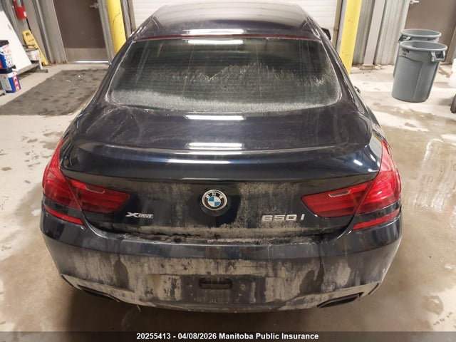 20255413 :رقم المزاد ، WBA6B4C58FD761103 vin ، 2015 Bmw 650i Xdrive Gran Coupe مزاد بيع