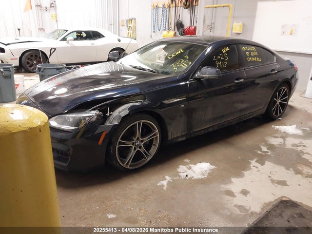 20255413 :رقم المزاد ، WBA6B4C58FD761103 vin ، 2015 Bmw 650i Xdrive Gran Coupe مزاد بيع