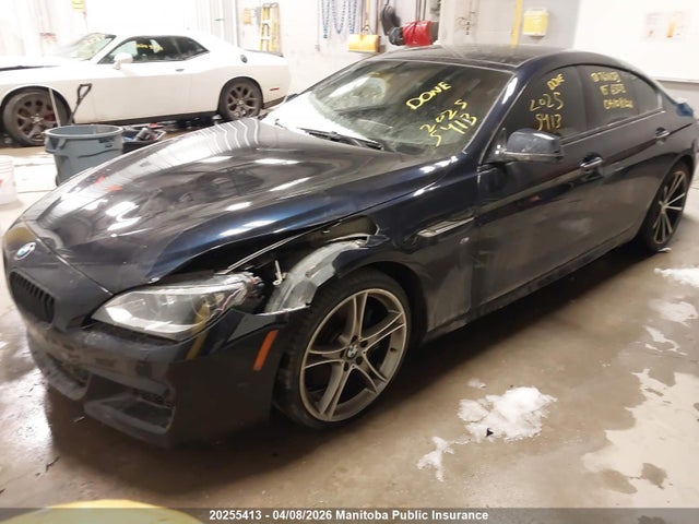 20255413 :رقم المزاد ، WBA6B4C58FD761103 vin ، 2015 Bmw 650i Xdrive Gran Coupe مزاد بيع