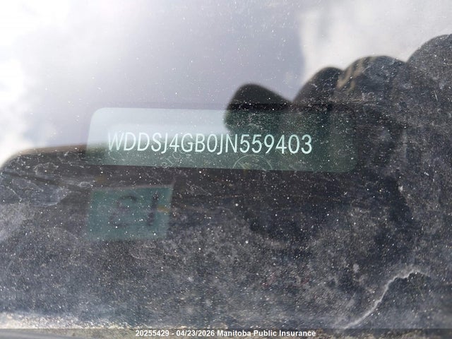 2018 Mercedes Benz Cla250 4matic მანქანა იყიდება აუქციონზე, vin: WDDSJ4GB0JN559403, აუქციონის ნომერი: 20255429