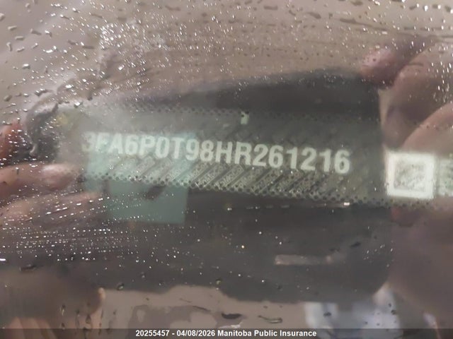 3FA6P0T98HR261216 Ford FUSION SE