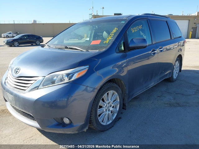 20255485 :رقم المزاد ، 5TDDZ3DC9HS156298 vin ، 2017 Toyota Sienna Xle V6 مزاد بيع