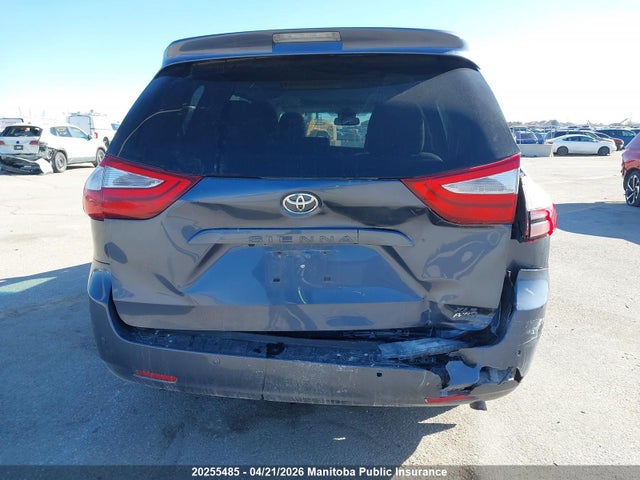 20255485 :رقم المزاد ، 5TDDZ3DC9HS156298 vin ، 2017 Toyota Sienna Xle V6 مزاد بيع