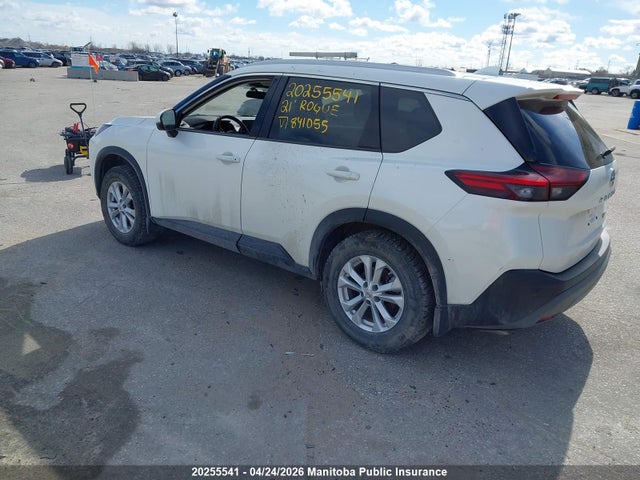 2021 Nissan Rogue Sv მანქანა იყიდება აუქციონზე, vin: 5N1AT3BB4MC841055, აუქციონის ნომერი: 20255541