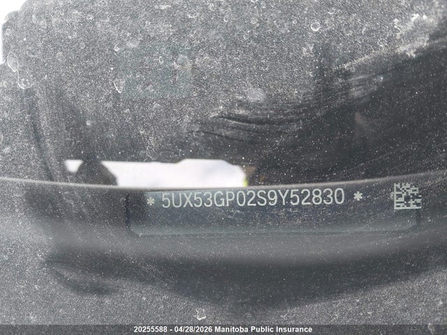 20255588 :رقم المزاد ، 5UX53GP02S9Y52830 vin ، 2025 Bmw X3 30 مزاد بيع