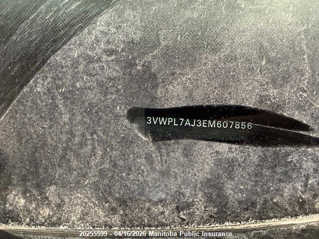 20255599 :رقم المزاد ، 3VWPL7AJ3EM607856 vin ، 2014 Volkswagen Golf 2.0 Tdi مزاد بيع