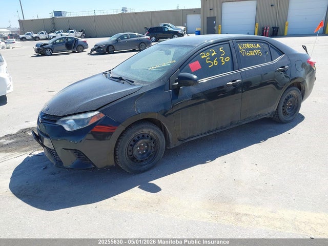 2016 Toyota Corolla Le მანქანა იყიდება აუქციონზე, vin: 2T1BURHE6GC622975, აუქციონის ნომერი: 20255630