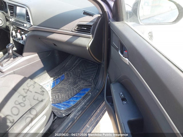 2020 Hyundai Elantra Preferred მანქანა იყიდება აუქციონზე, vin: KMHD84LF0LU082452, აუქციონის ნომერი: 20255633