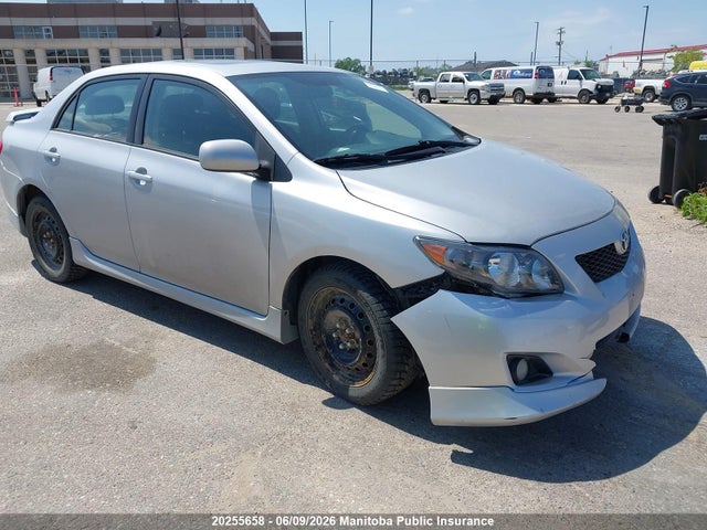 20255658 :رقم المزاد ، 2T1BU4EE7AC224690 vin ، 2010 Toyota Corolla S مزاد بيع