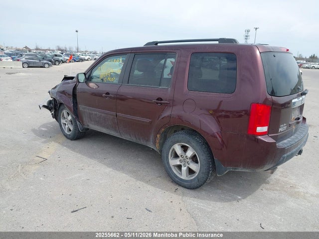 20255662 :رقم المزاد ، 5FNYF4H5XAB022678 vin ، 2010 Honda Pilot Ex-l مزاد بيع
