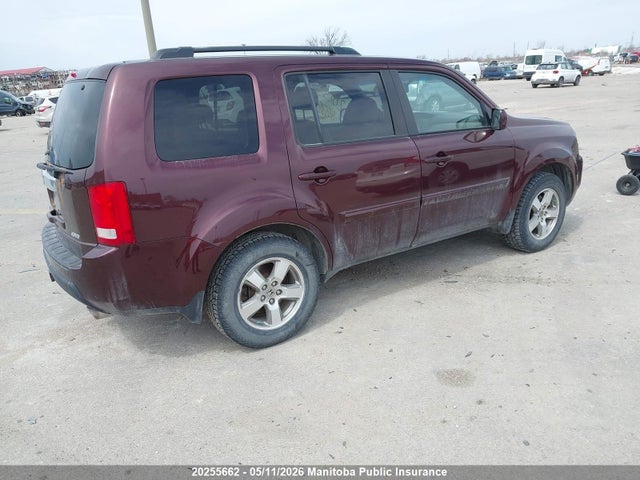 20255662 :رقم المزاد ، 5FNYF4H5XAB022678 vin ، 2010 Honda Pilot Ex-l مزاد بيع
