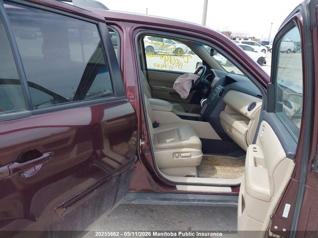 20255662 :رقم المزاد ، 5FNYF4H5XAB022678 vin ، 2010 Honda Pilot Ex-l مزاد بيع