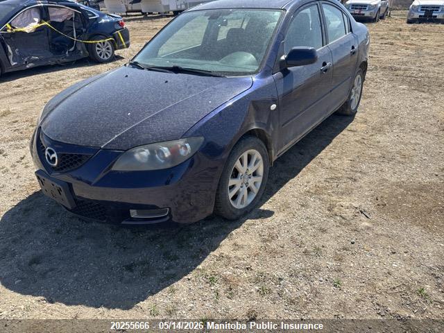 Продажа на аукционе авто 2008 Mazda 3 Mazda Gs, vin: JM1BK32F081141517, номер лота: 20255666