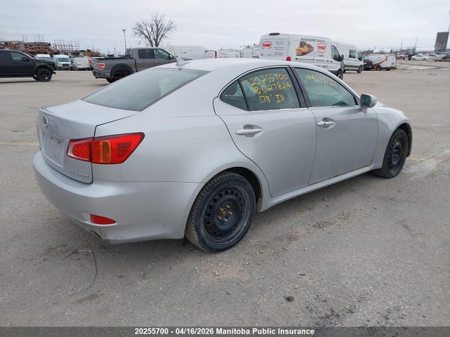 20255700 :رقم المزاد ، JTHCK262992027824 vin ، 2009 Lexus Is 250 مزاد بيع