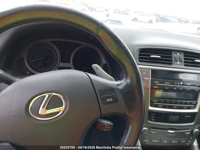20255700 :رقم المزاد ، JTHCK262992027824 vin ، 2009 Lexus Is 250 مزاد بيع