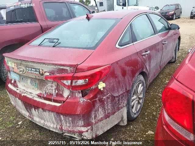 5NPE24AF2FH167630 Hyundai SONATA GLS
