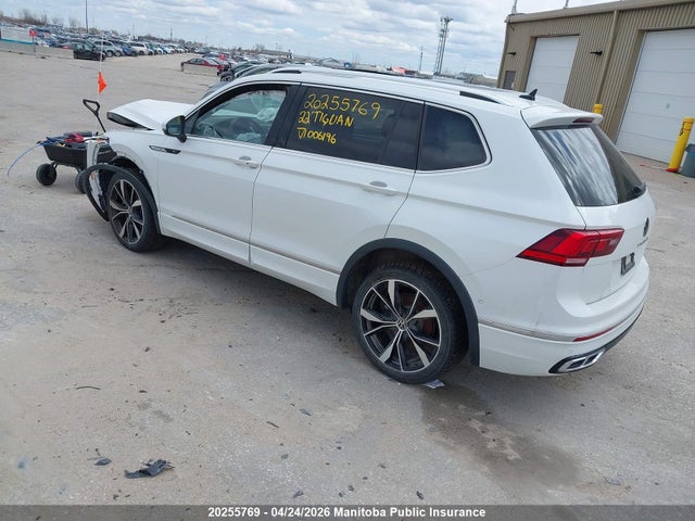 Aukcja sprzedaży 2022 Volkswagen Tiguan High R-line 2.0 Tsi, vin: 3VV4B7AX8NM006196, numer aukcji: 20255769