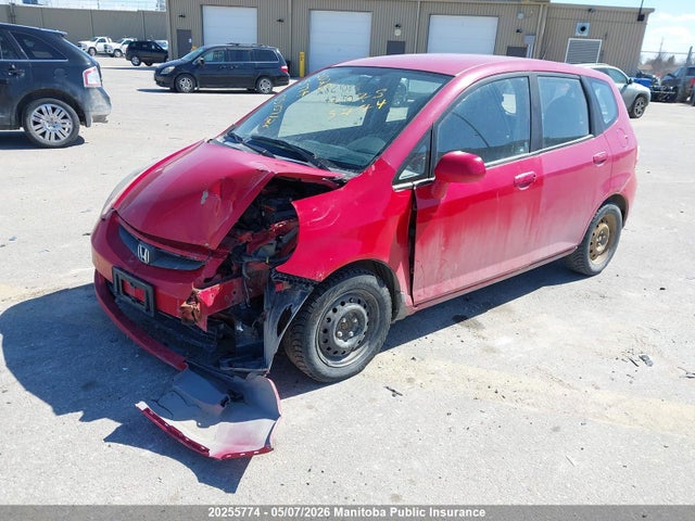 2007 Honda Fit Dx მანქანა იყიდება აუქციონზე, vin: JHMGD38297S801582, აუქციონის ნომერი: 20255774