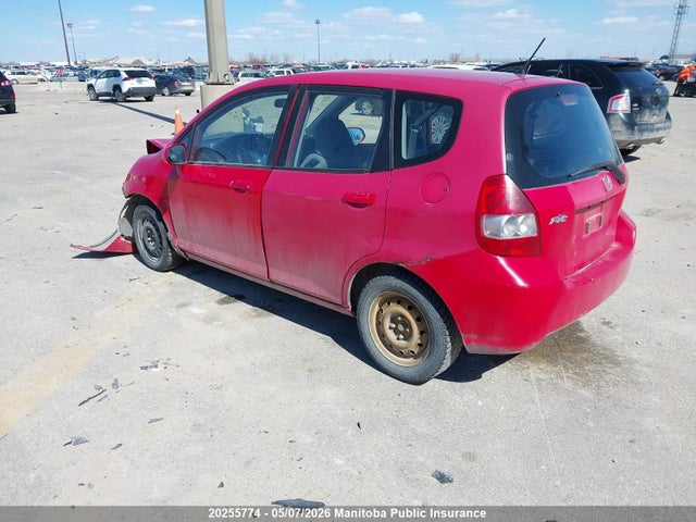 2007 Honda Fit Dx მანქანა იყიდება აუქციონზე, vin: JHMGD38297S801582, აუქციონის ნომერი: 20255774