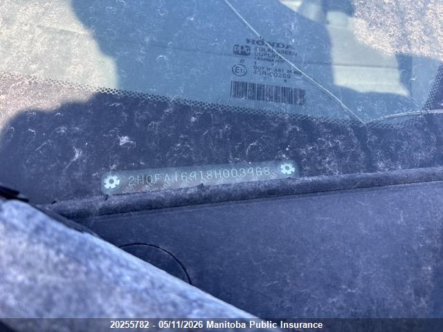 Aukcja sprzedaży 2008 Honda Civic Ex-l, vin: 2HGFA16918H003968, numer aukcji: 20255782