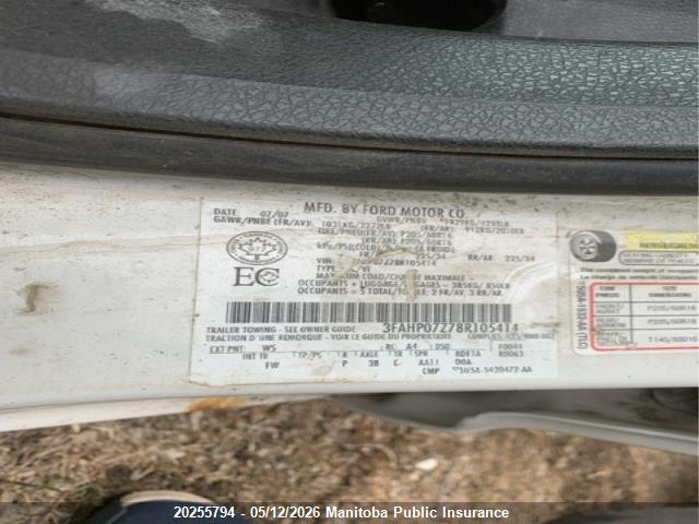 Продажа на аукционе авто 2008 Ford Fusion Se, vin: 3FAHP07Z78R105414, номер лота: 20255794